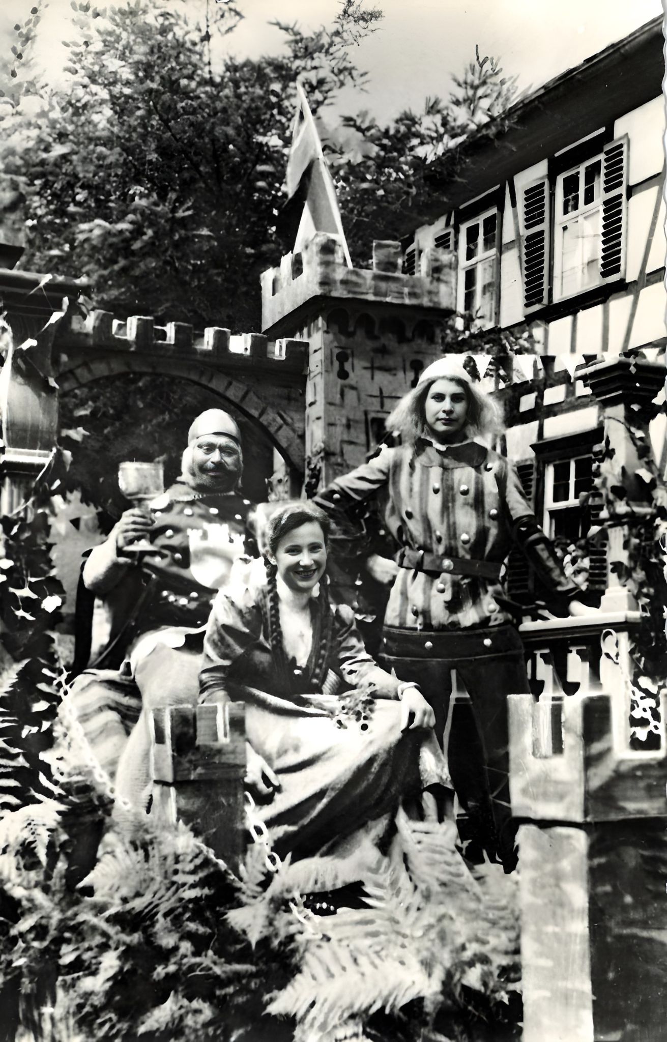 Beim Festzug 1952